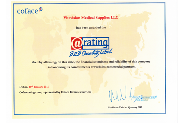 DUPHAT 2014 Appreciation Certificate