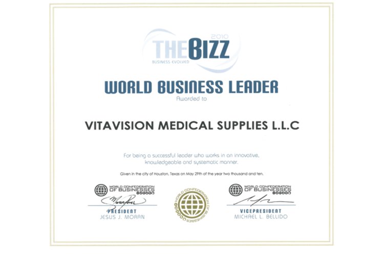 World Business Leader Award, The Bizz 2010