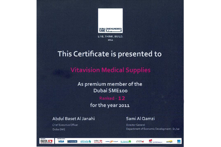 Dubai OneHundered SME Award